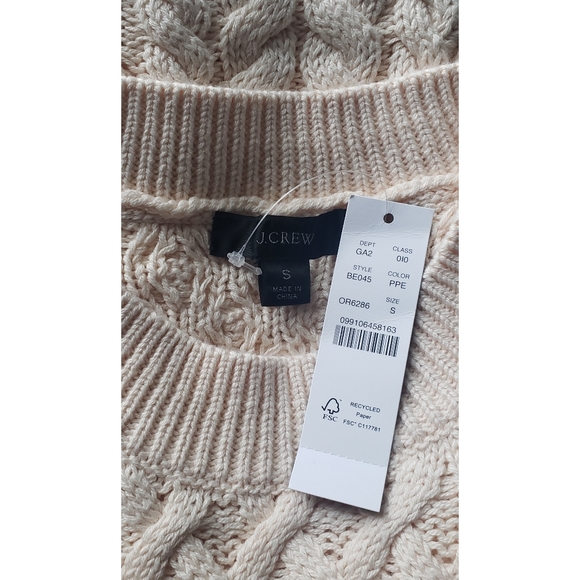 J.Crew Cotton-cashmere cable-knit pullover - Picture 8 of 9